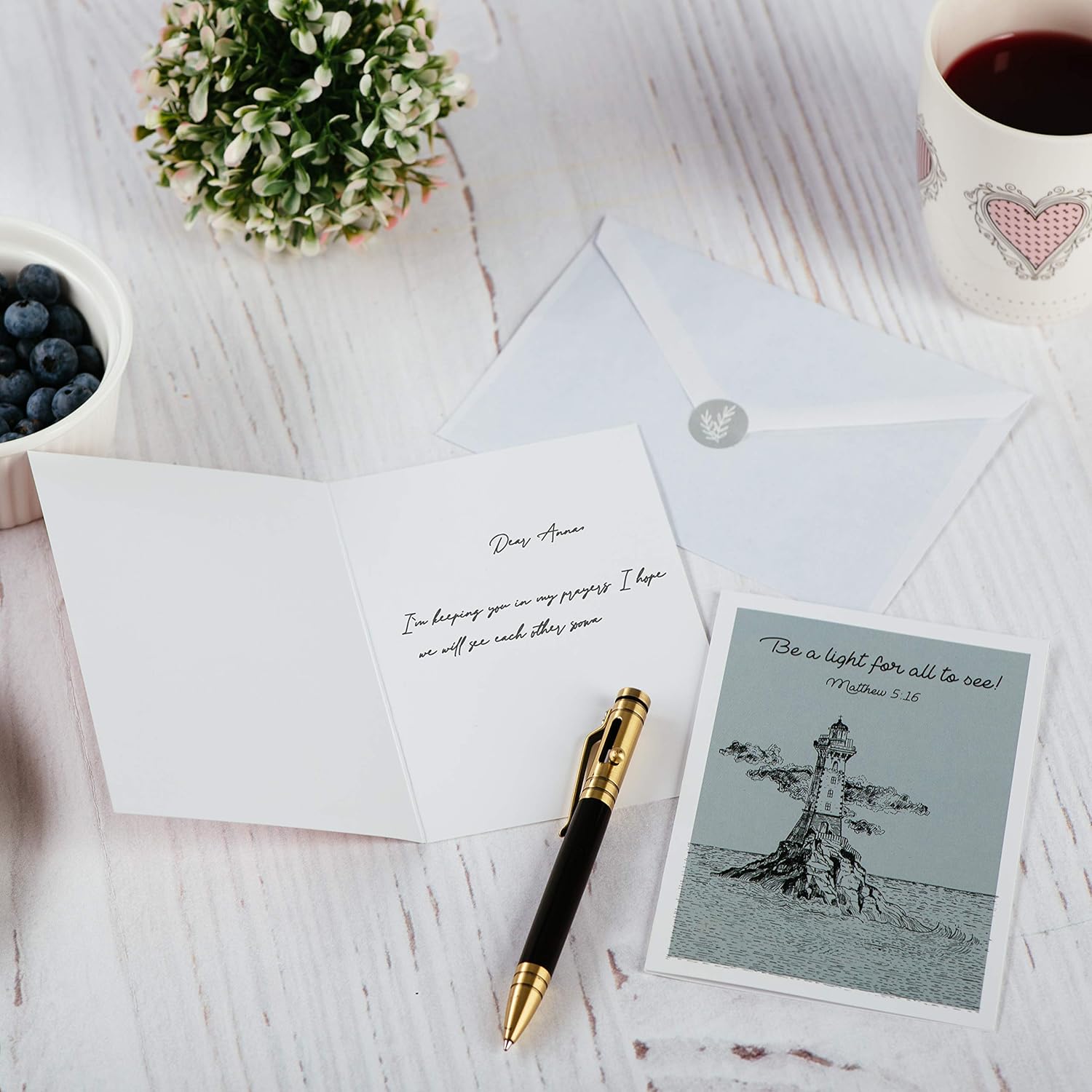DIVERSEBEE All-Occasion Kindness Cards Assortment, 18 Pieces, with Envelopes (Pack of 2)