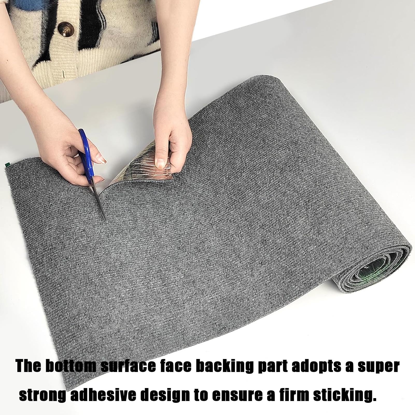 Tappetino Tiragraffi Per Gatti Autoadesivo - 2 Pezzi 100x30cm, Feltro Protettivo Per Divani E Mobili - Foto 7