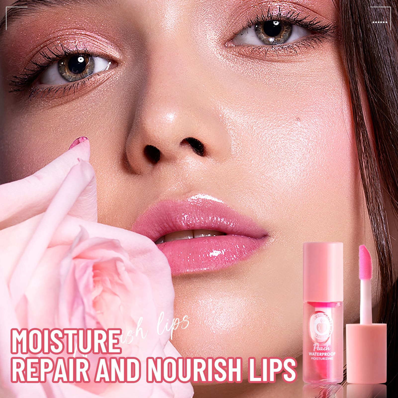 Lip Oil Set 7PCS Hydrating Magic Color-Changing, Long-Lasting Lip Gloss & Balm. Fruit-Flavored Lip Care Kit for Soft Nourished Lips - Image 2