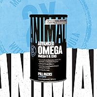 Vista 3 de Animal Omega Omega 3 y 6 Suplemento con aceite de pescado y aceite de linaza más aminoácidos jugados BCAA/EAA Matrix para la recuperación - 30