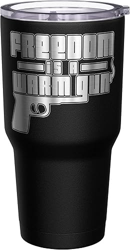 Vista 458 de We The People Holsters - Vaso térmico de 30 onzas, Únete o Muere, Negro
