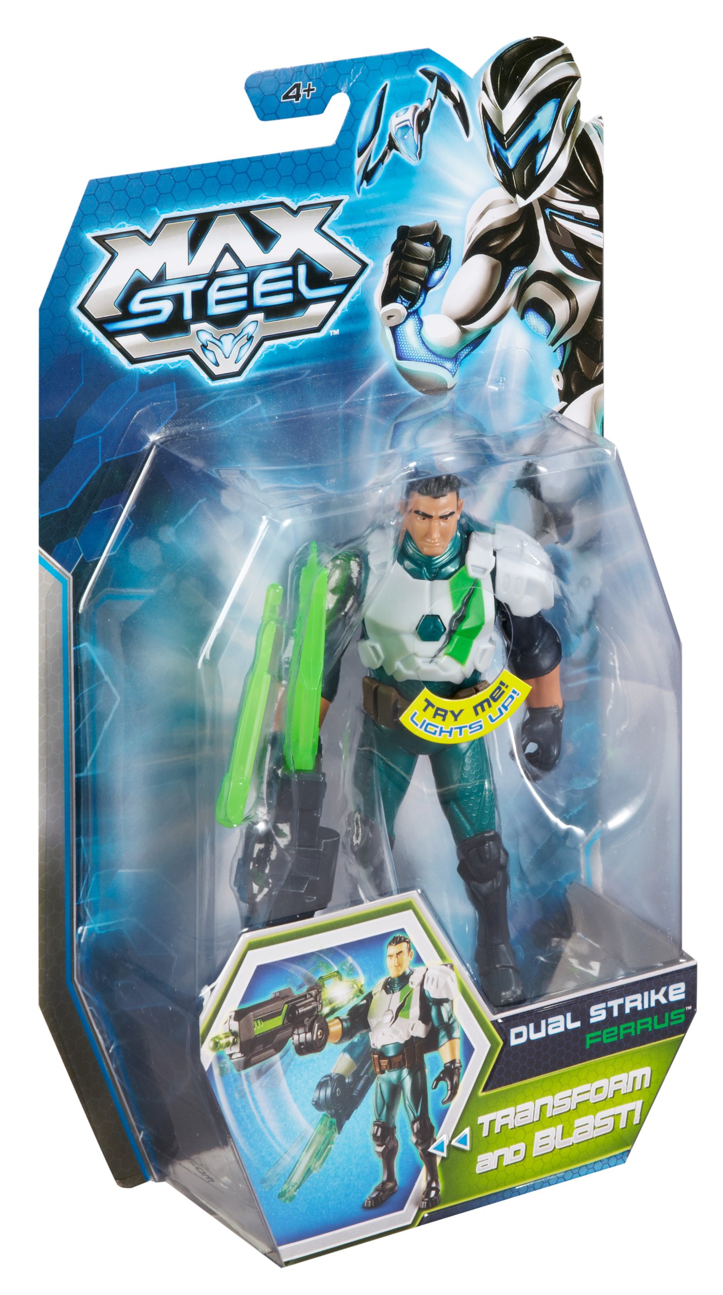 Max Steel Dual Strike Ferrus Action Figure - BigaMart