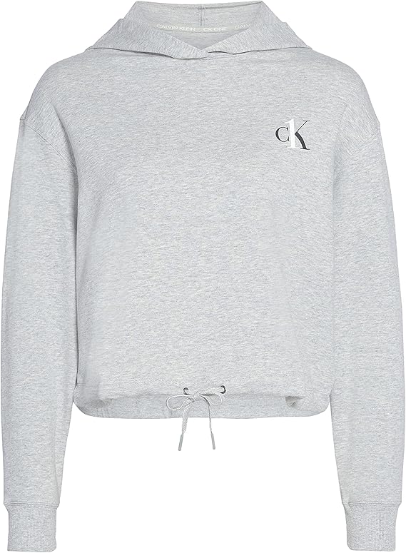 calvin klein cropped moletom com capuz