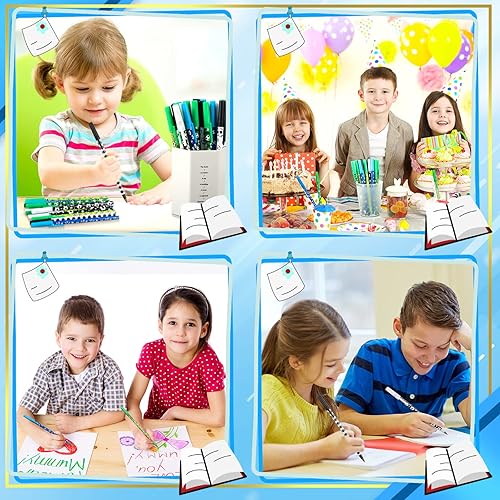 Miniatura 7 de Mimorou Bolígrafo de fútbol con texto en inglés "I Love Soccer Pluma de plástico para niños, suministros de oficina escolar, recuerdos de fiesta de