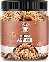 Nudrytion Delight Premium Dried Afghani Anjeer, Rich in Fibre, Calcium & Iron, Low Calorie, Fat-Free Dried Figs (1 Kg)