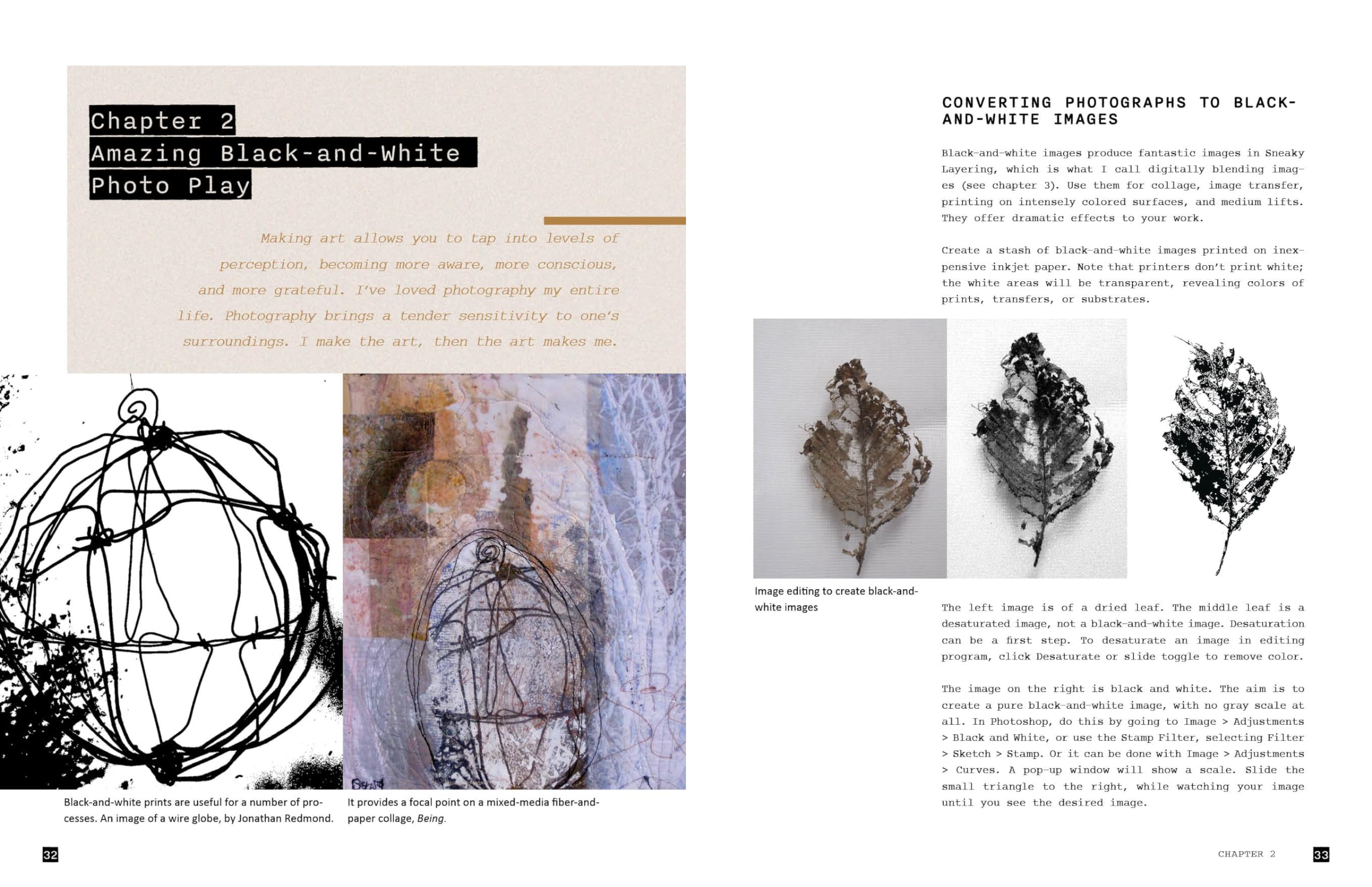 Explorations with Collage!: Merging Photographs, Paper, and Fiber