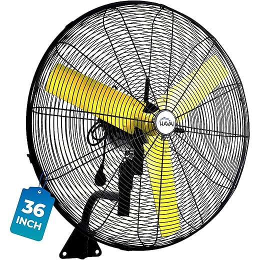 HAVAI Bldc Wall Mount 36 Inch 3 Blade Fan 20W To 260W Power