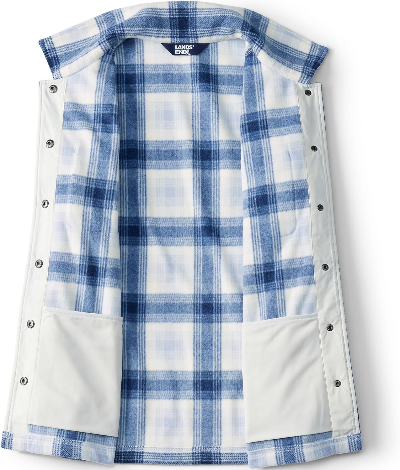 Lands' End Women's Anyweather Fleece Shirt Jacket - Image 6