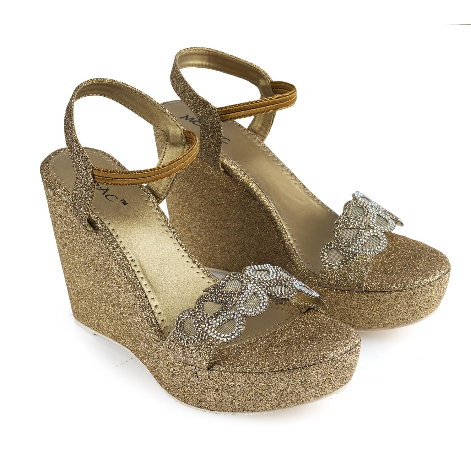 MOSAC Comfortable High Heel Stylish Wedding Wedges Sandals For Women & Girl (B0CP9R7B85) Amazon Price History, Amazon Price Tracker