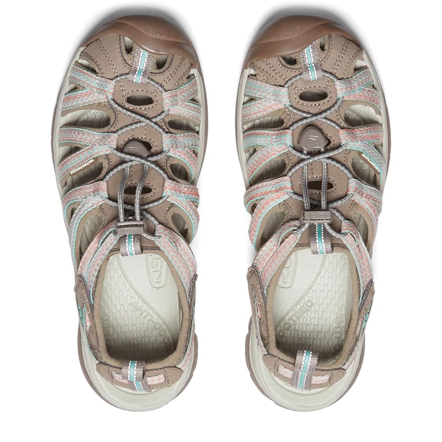 KEEN ベージュ サンダル　ウィメンズ ウィスパー サンダル　24cm KEEN ベージュ サンダル ウィメンズ ウィスパー サンダル 24cm