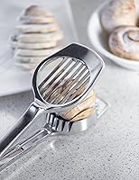 Vista 5 de Fox Run Cortadora de hongos y huevos, aluminio fundido, plata