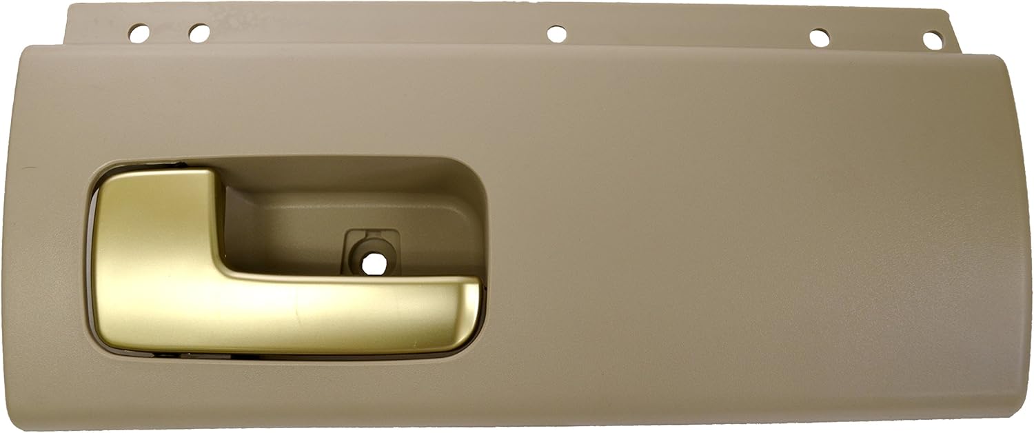 PT Auto Warehouse FO-2385ME-RL - Interior Inside Door Handle, Beige Housing with Chrome Lever (Golden Brush) - Left Driver Side Rear
