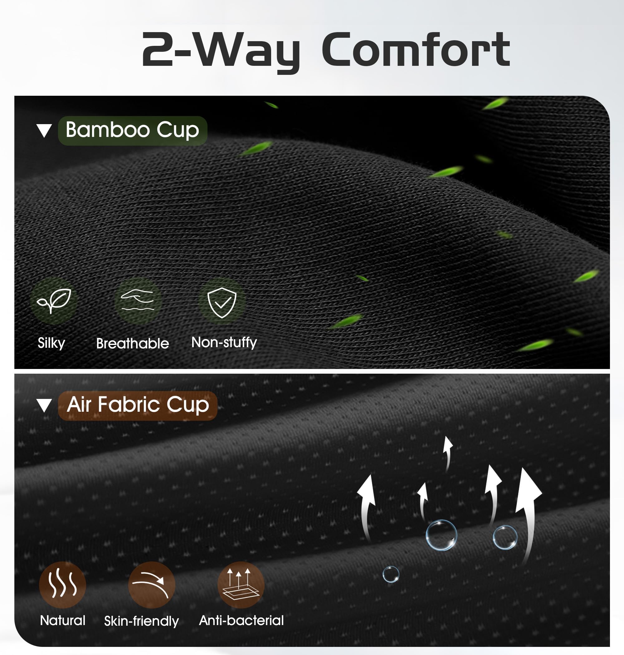 Maska do spania Bluetooth ze zdejmowanymi miseczkami 3D, bambusowe, bawełniane, bezprzewodowe słuchawki dla osób śpiących na boku, zaciemniająca maska na oczy z timerem, do podróży i medytacji