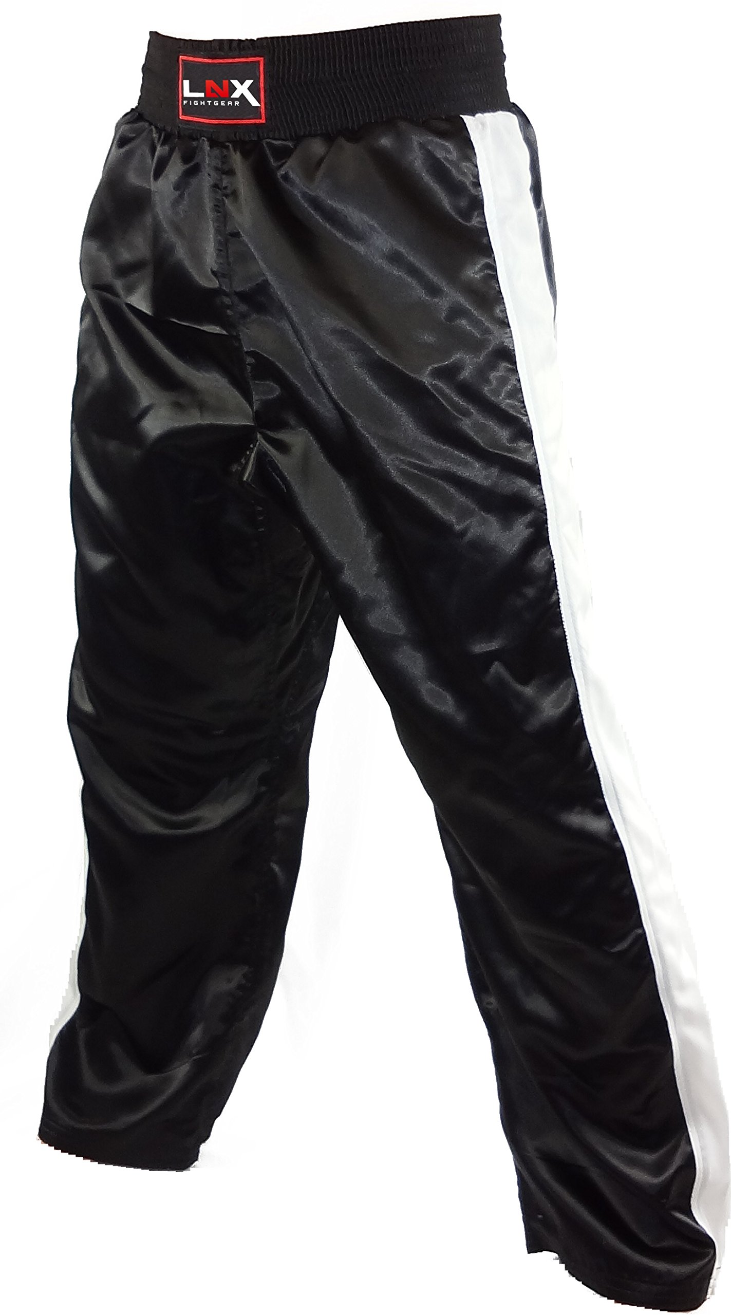 LNX Kickboxhose X-Mesh - Kampfsporthose lang für Damen Herren Kinder XS S M L XL XXL Lange Kickbox Hose schwarz rot blau weiß