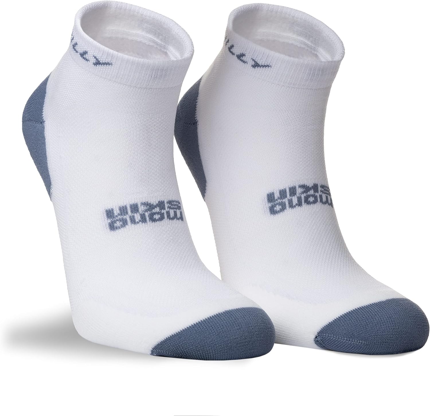Hilly Unisex Active - Quarter - Min (Twin Pack) Cushioning, Running Sock