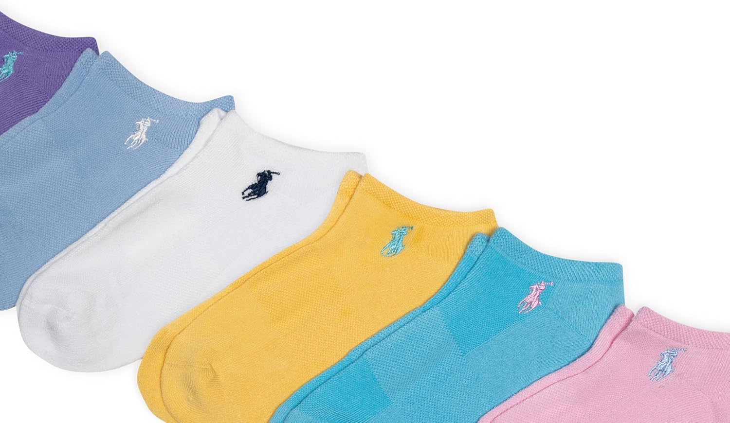 POLO RALPH LAUREN Women's Performance Cotton Low Cut Socks (6-Pack) - Image 2