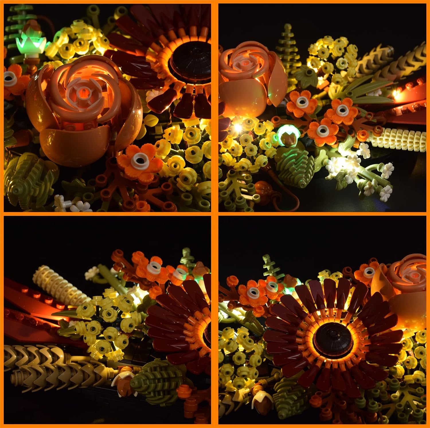 LightGo LED Lighting Kit with Battery Box Designed for Lego 10314 Dried Flower Centerpiece Building Set - Not Include Model (Classic Version)