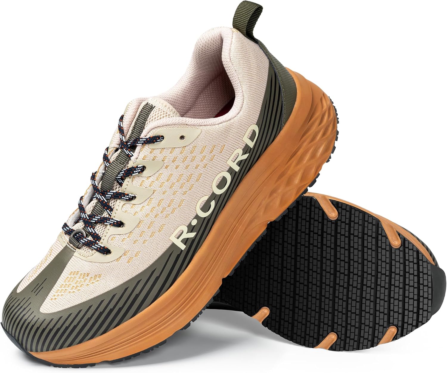 R CORD Non Slip Work Shoes for Women in Food Service - Waterproof Sneakers for Restaurant Chefs and Nurses - Comfortable Breathable Standing All Day Long Zapatos Antideslizantes para Mujer