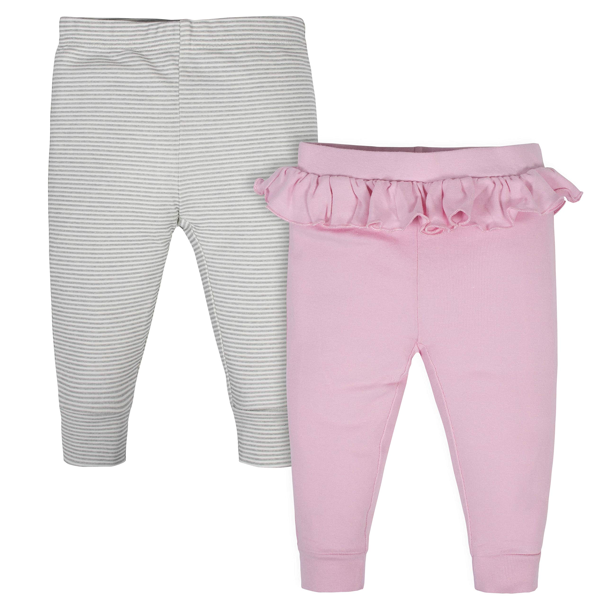 Gerber Baby Girls' 2-Pack Pants
