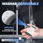 SakerPlus Car Vacuum Cleaner- 3 in 1 Cordless Handheld Vacuum Cleaner, 13000Pa High Power Car Vaccum Cleaner with Brushless Motor,Adjustable Car Vaccum Portable Cordless for Cars,Desktop