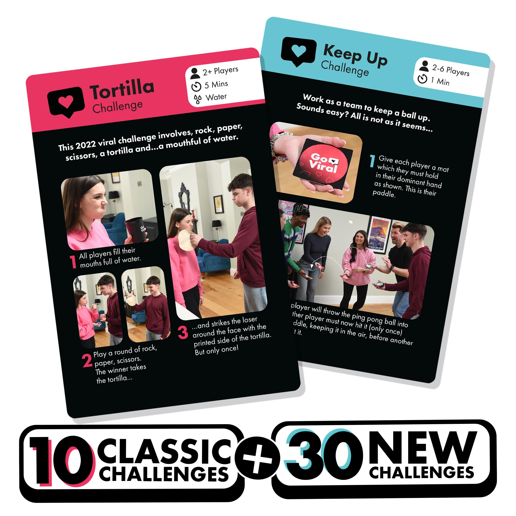 IDEAL Go Viral: The Social Media Party Game with 40 epic challenges - Image 4