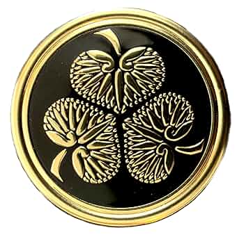 Amazon.co.jp: エンブレムステッカー 徳川家康 家紋 三つ葉葵