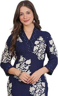 rytras Women Pure Cotton Printed Straight Kurta Set with Palazzo Pants - Ethnic Wear Price In India
