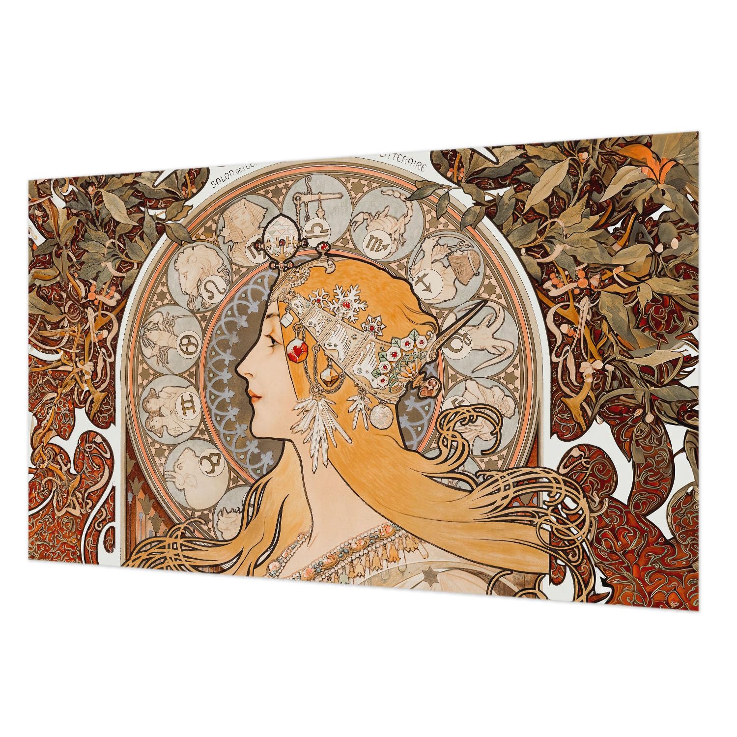 Papier peint salon et chambre Tulup 416x254 cm créez un cocon élégance zodiacale