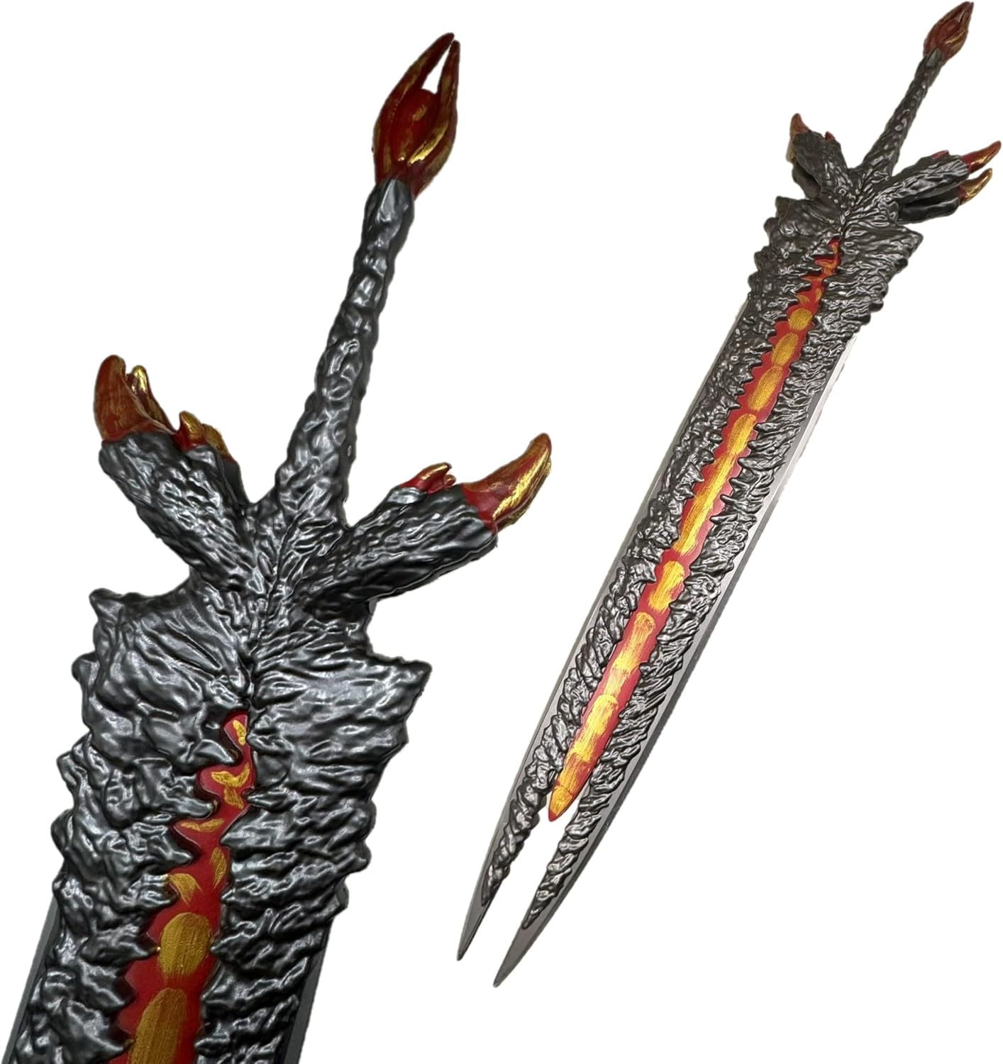 Medieval Foam Sword Two Hand Sword Dante Devil Rebellion Red Queen Sparda Dante (40-54 inches)