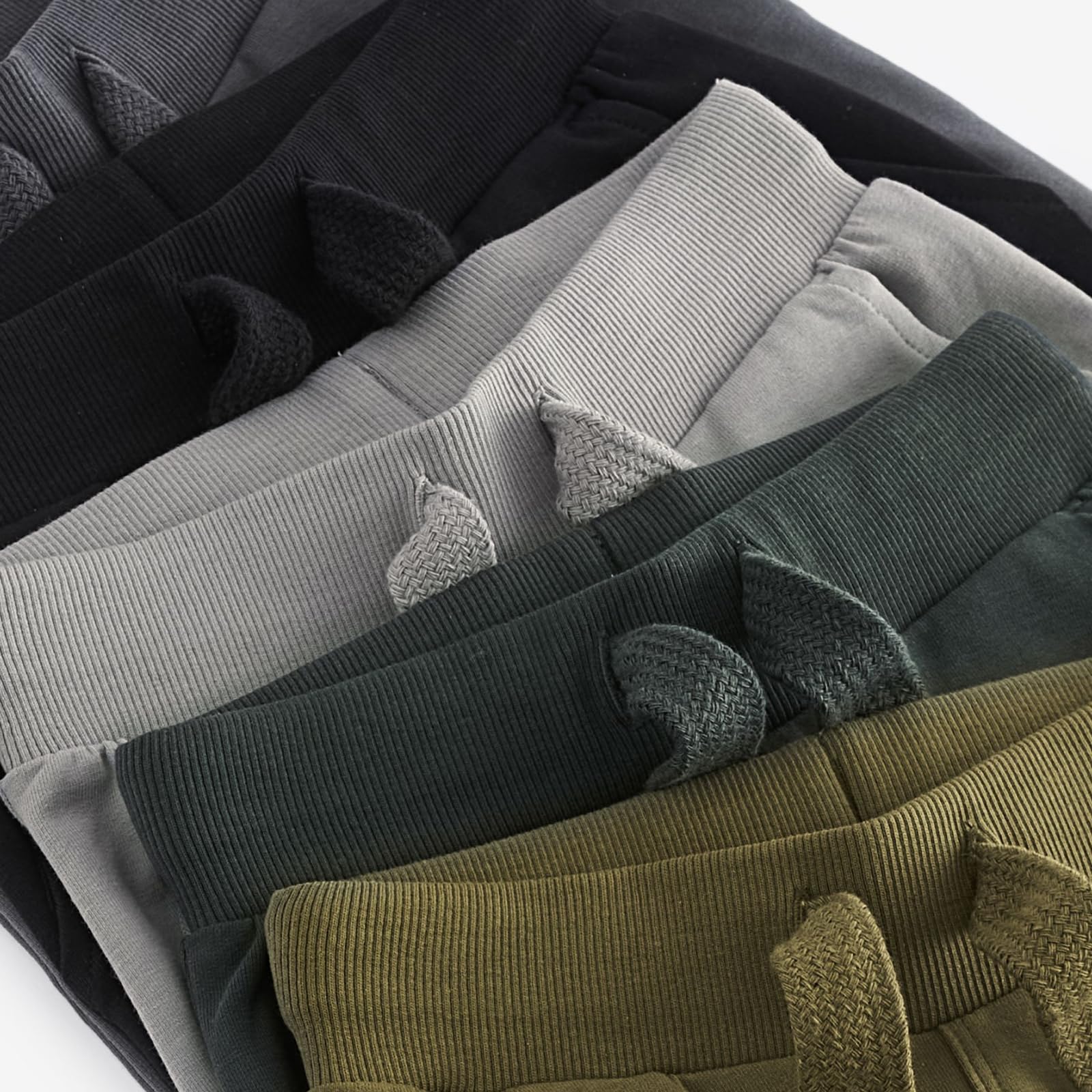 NEXT Niños Pack de 5 Pantalones de chándal de Corte Ajustado