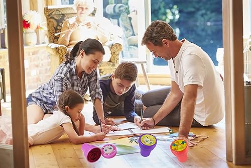 Miniatura 5 de 24 sellos temáticos de dibujos animados para niños suministros de fiesta de dibujos animados decoraciones de fiesta premios de aula rellenos de