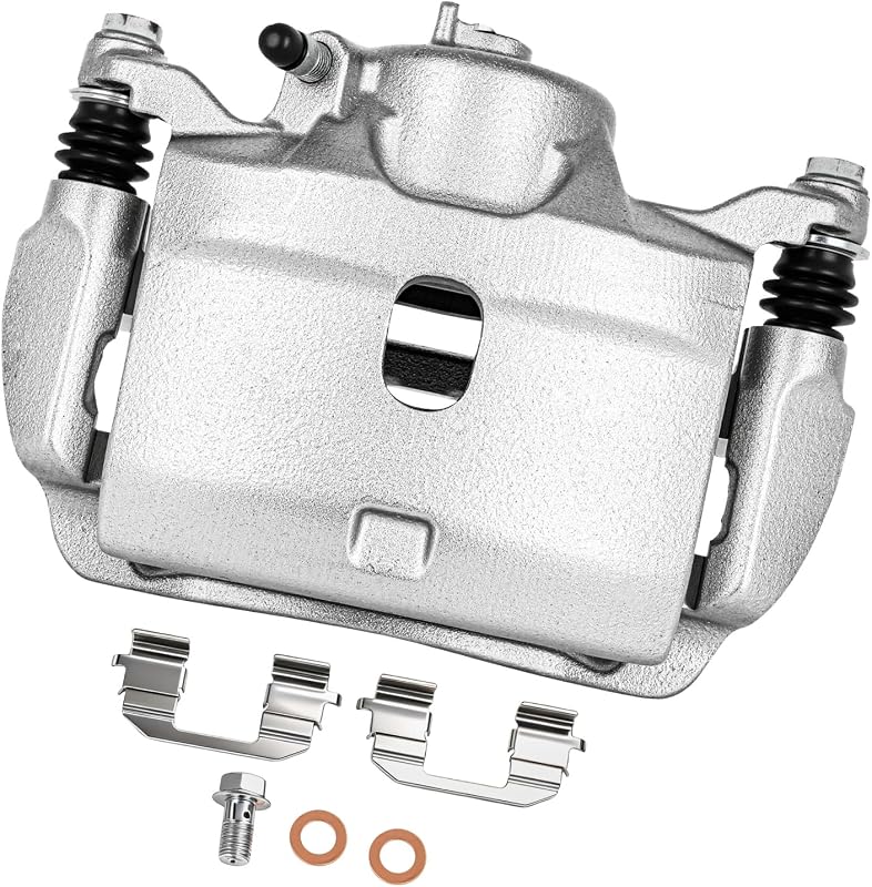 Front Right Disc Brake Caliper Assembly w/Bracket 19B2661 | For Acura,For Honda - For Accord 03-17,For Civic 13-21,For CR-Z 16,For Fit 13-14,For ILX 13-15 -1PC Caliper, OE Direct Fit