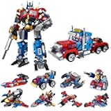 IBLOTIME Transforming Robot Building Toy Set – 8-in-2 Robot and Vehicle Building Kit, 769PCS STEM Creative Toy, Fun to Build and Display Gift