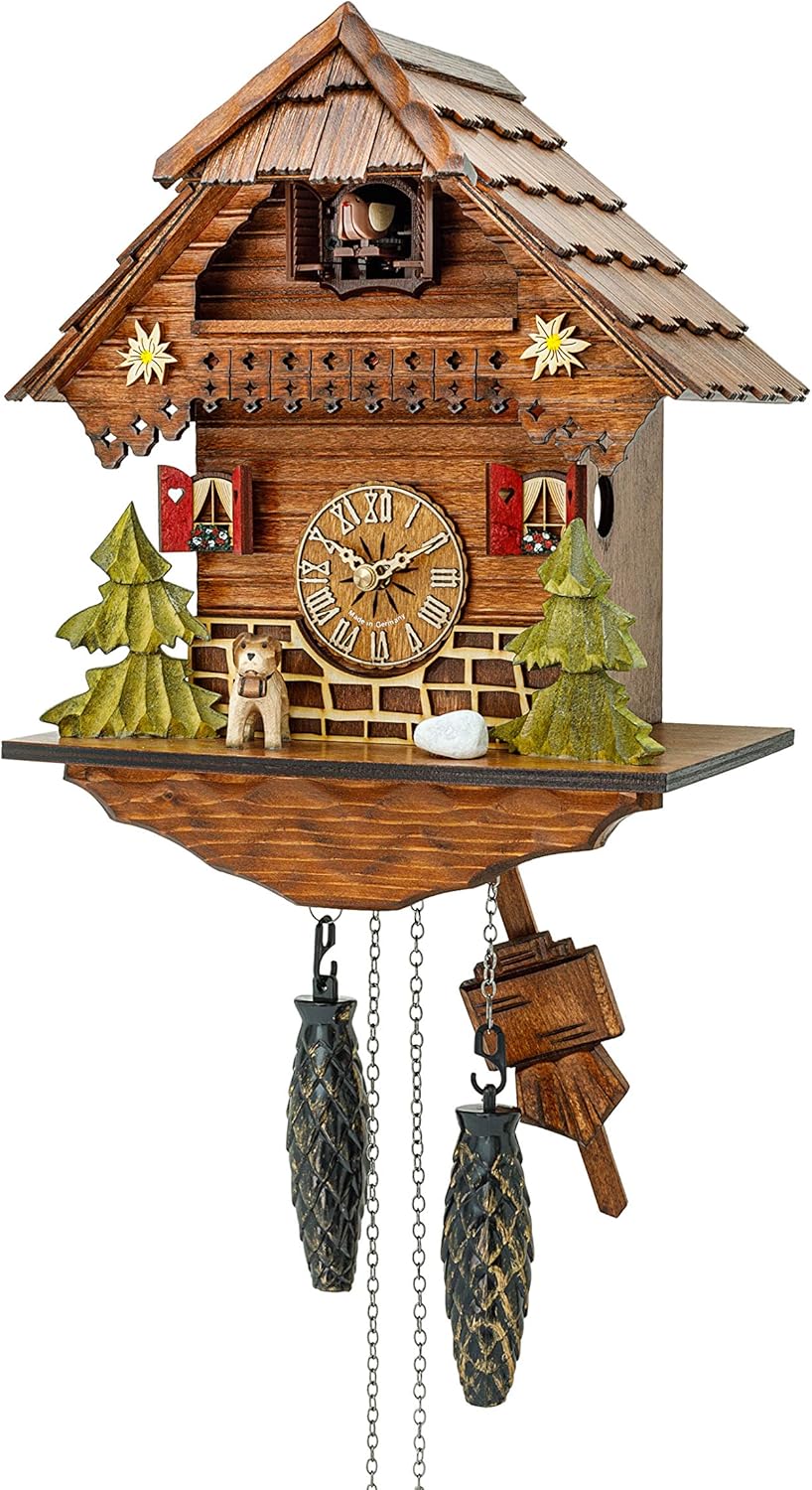 Quartz Cuckoo Clock Black Forest House KA 2651 QK