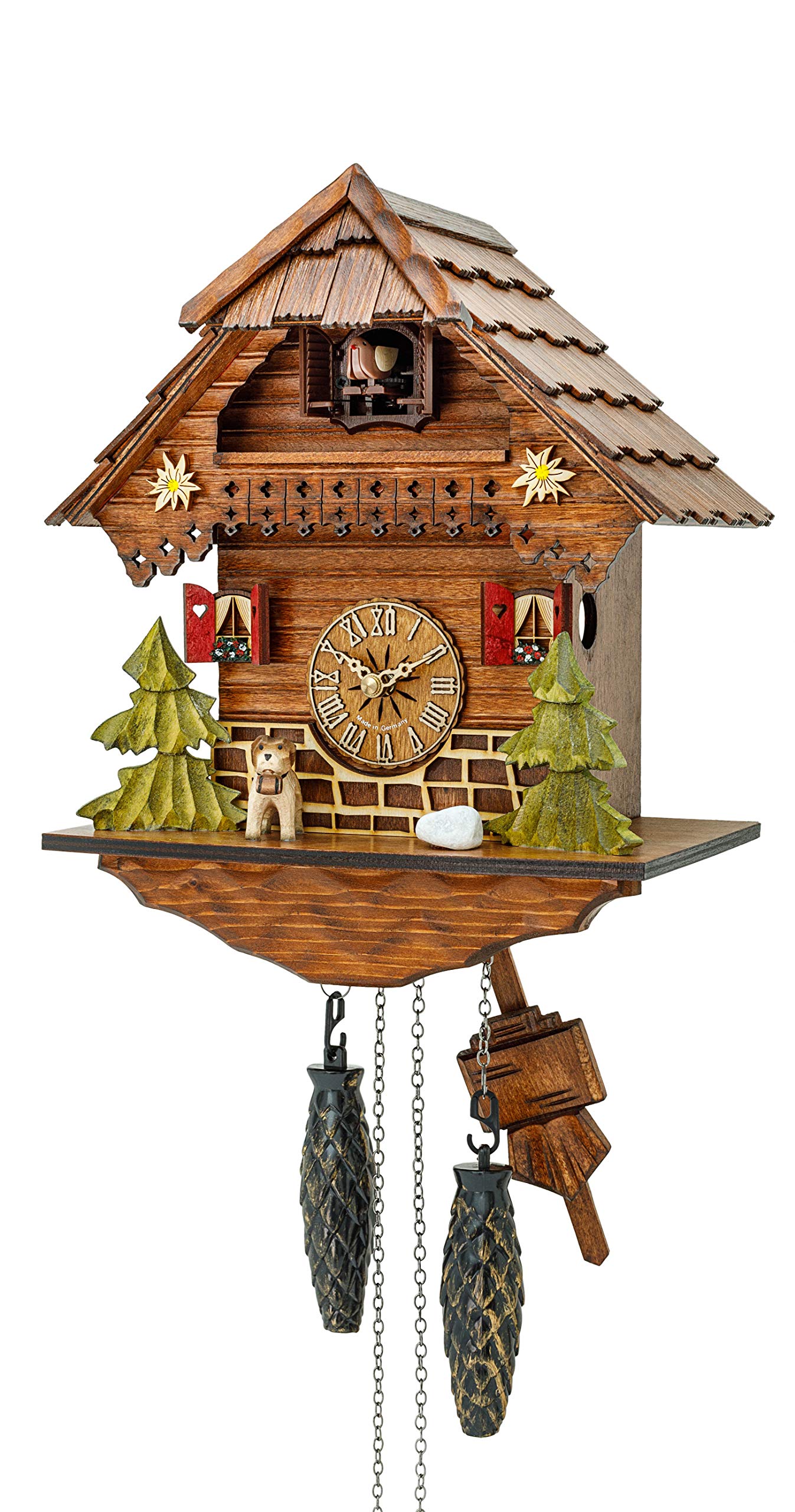 Quartz Cuckoo Clock Black forest house KA 2651 QK