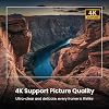 Google TV con licencia oficial - proyector inteligente para exteriores HAPPRUN con soporte 4K | Google TV • más de 10K aplicaciones • decodificación 4K • Dolby y AirPlay • Wi-Fi y Bluetooth • listo para exteriores • plug & play • compatible con PS5 7