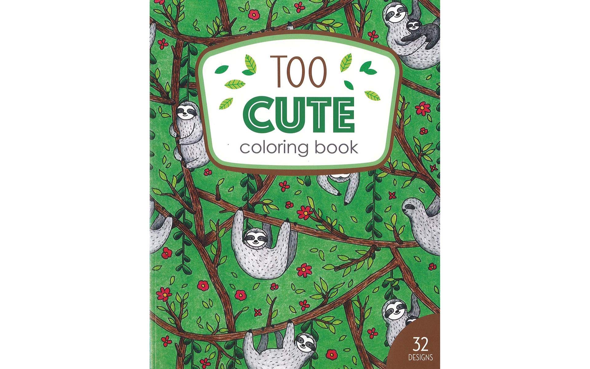 Leisure Arts Too Cute Coloring Book