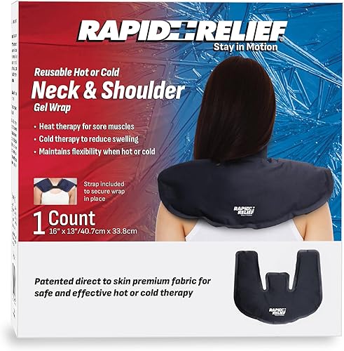 Miniatura 2 de Envoltura de gel reutilizable para cuello y hombros caliente o frío