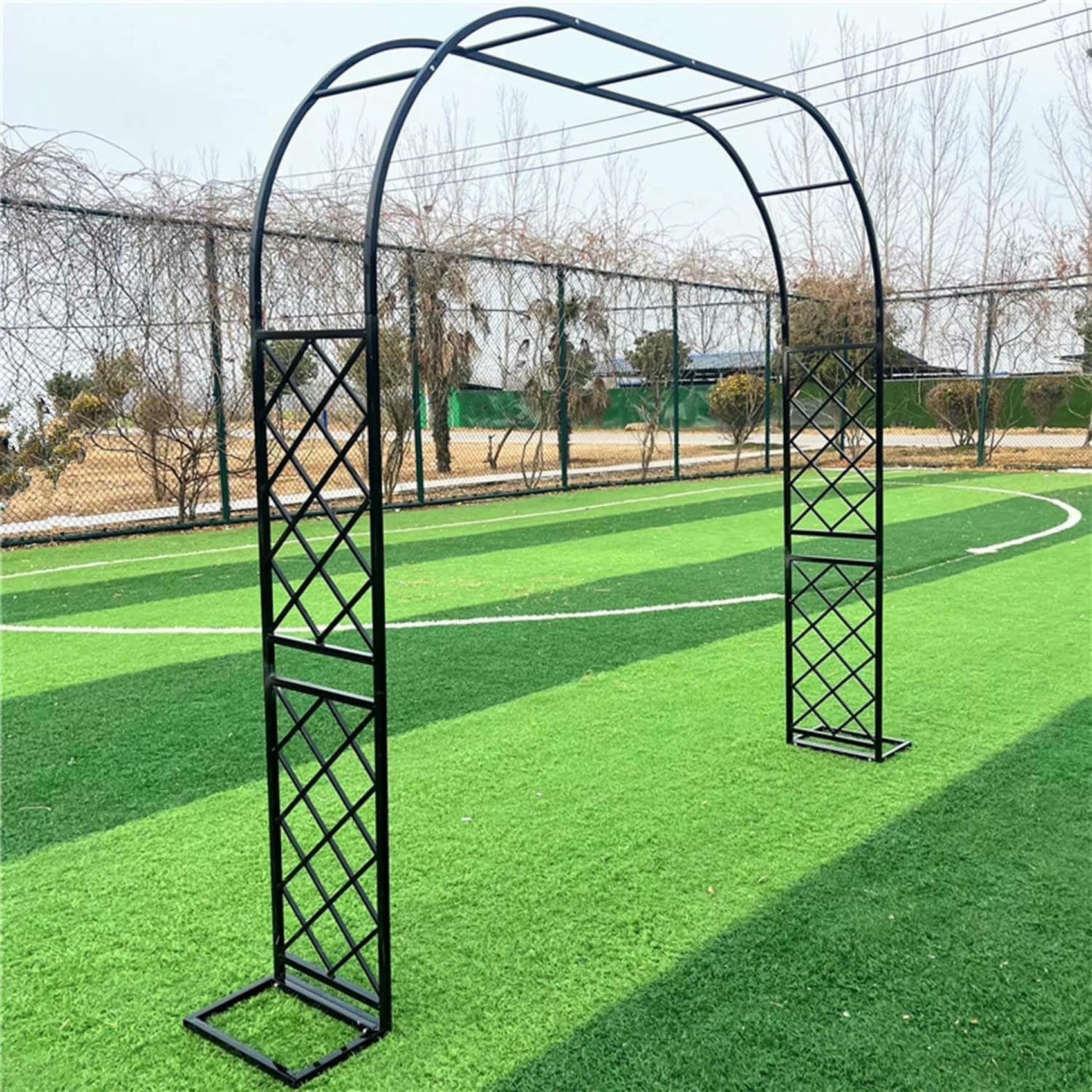 Elegancka podpórka dla roślin pnących, wszechstronna pergola zewnętrzna na wesela i dekoracje ogrodowe, idealna do ekspozycji roślin wewnętrznych i zewnętrznych