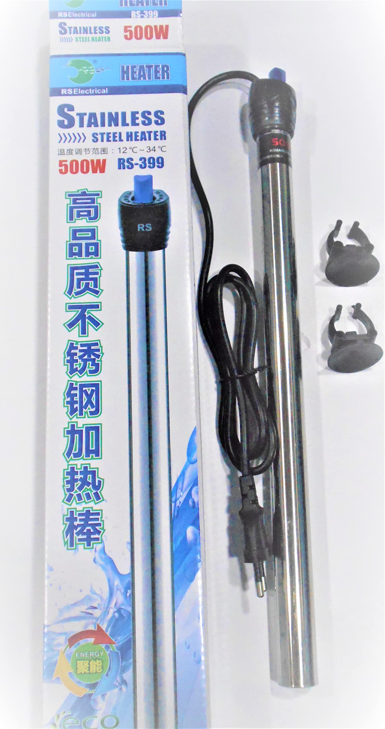 SURBHI Rs Electrical Aquarium Steel Heater(500 Watt)With Auto On/Off Thermostat 6 To 8 Ft Tank Imported Submersible Aquarium Immersion High Stainless Steel Heater (B09NSHZS7S) Amazon Price History, Amazon Price Tracker