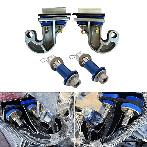 Miniatura 8 de PLSUS - Juego de bujes de pivote y pernos de montaje para bisagra de capó para Peterbilt 379 Reemplazo OEM 13-04154 y 13-04164