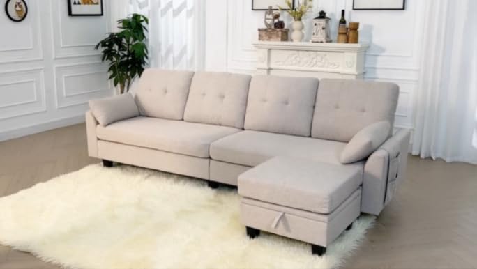 user ソファ Amazon.com: Convertible Sectional Sofa U Shape Sectional