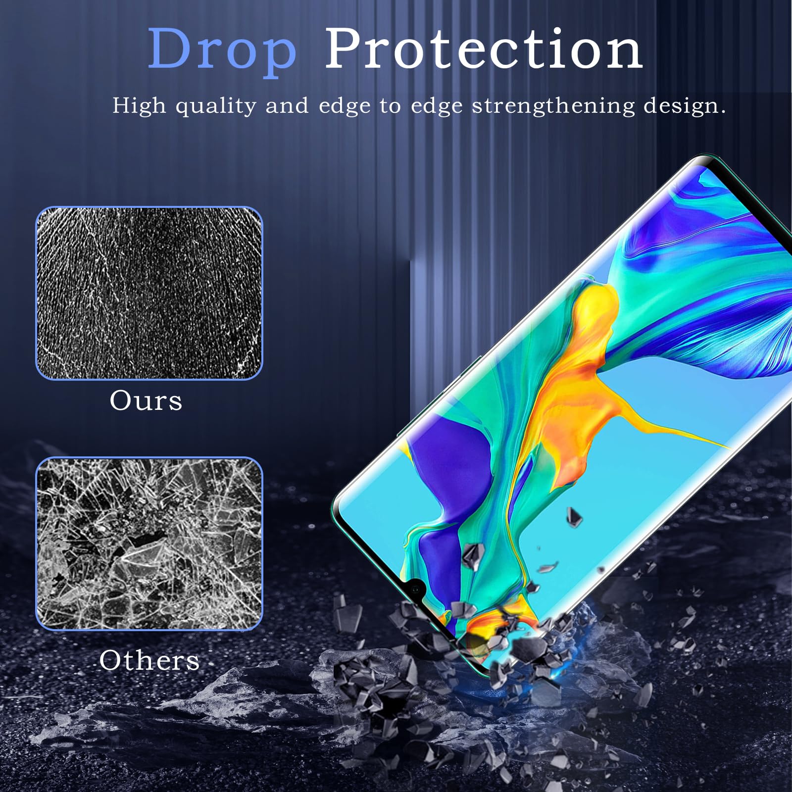 Nandu ZenGlass Pellicola Protettiva Flessibile Per Huawei P30 – 9H, Anti-Impronta, Made In Germany - 4