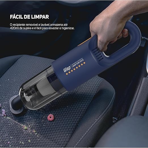 WAP Aspirador Automotivo Portátil CAR 12V3 (Filtro HEPA)