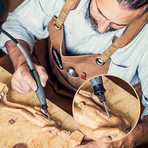 Miniatura 6 de Juego de brocas pequeñas de 0.3 a 0.063in para taladro pequeño, vástago pequeño, taladro giratorio HSS de alta velocidad, brocas pequeñas para