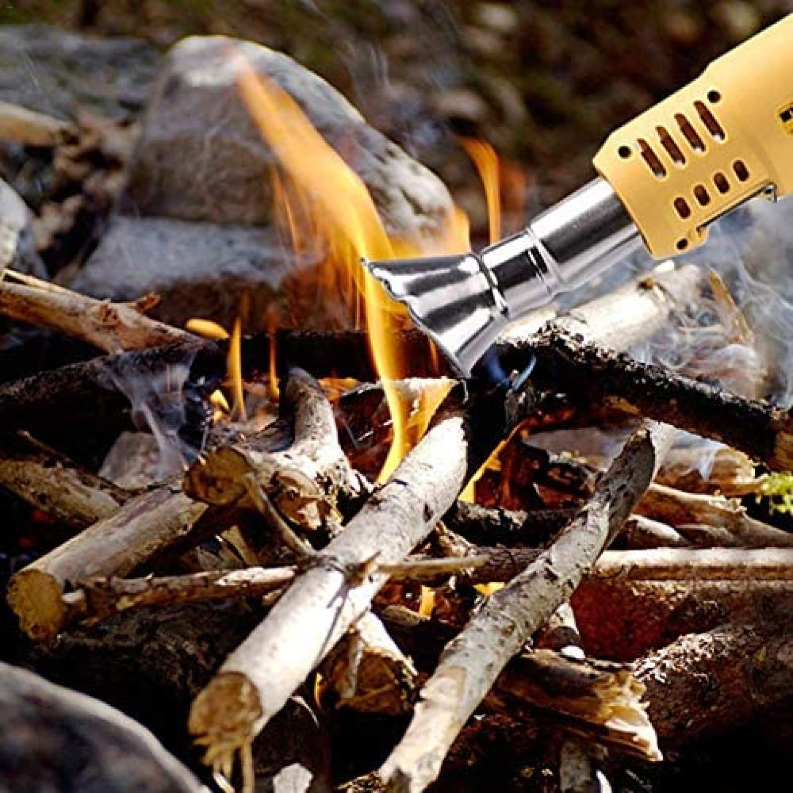 Brûleur de mauvaises herbes électrique 2 en 1, désherbeur à fonction 2000W, bâton de désherbage thermique, jusqu'à 600 ℃, outils de jardin