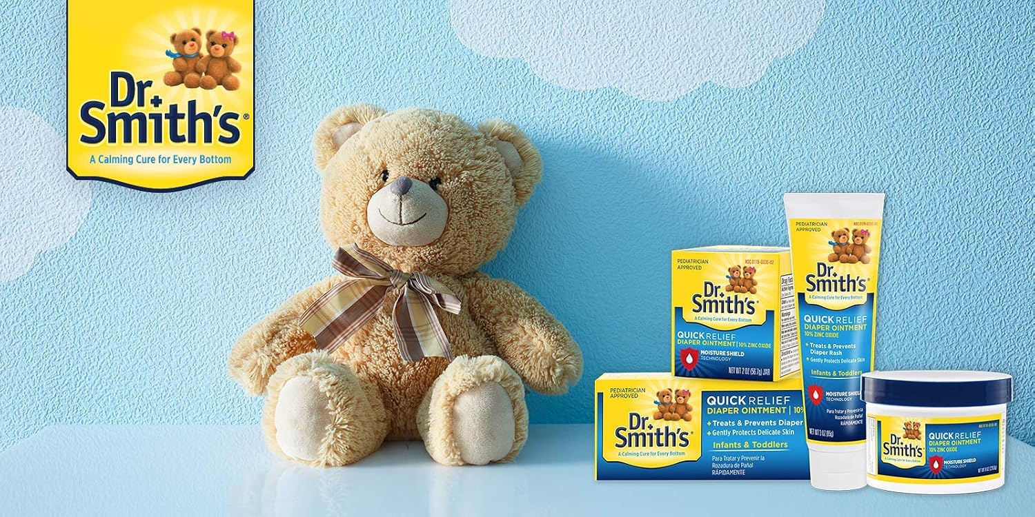 Dr. Smiths Quick Relief Diaper Rash Ointment, 8 ounce