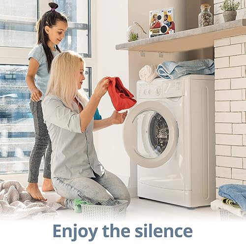 Miniatura 14 de Silent Guys - Almohadillas antivibración para lavadora – 4 almohadillas antivibración para lavadora, almohadillas antivibratorias, almohadillas