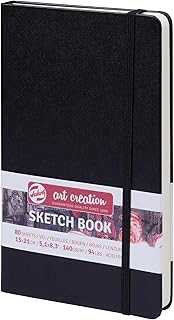 Talens Art Creation Sketchbook 80 Sheets, 13 cm x 21 cm, Black
