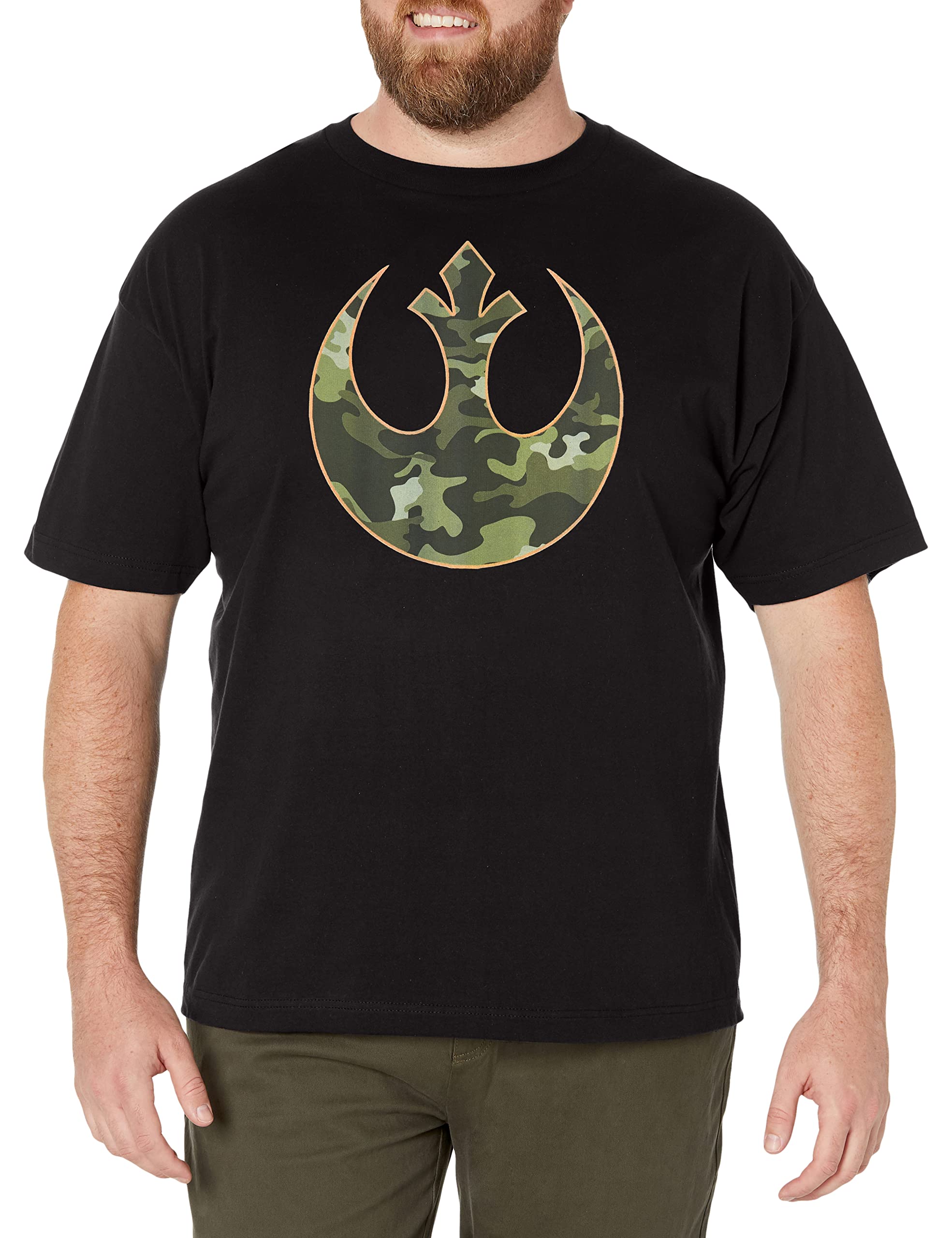 star warsSTAR WARS Camo Rebellion Men's Tops Short Sleeve Tee Shirt
